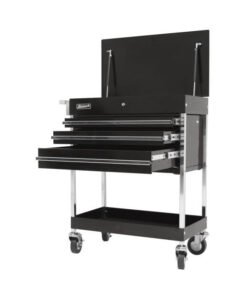 Homak Pro Series 34″ 3 Drawer Flip Top Service Cart
