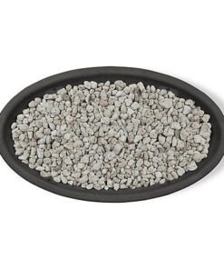 Real Flame 48.25 in. x 28.25 in. Riverside Oval Propane Gas Fire Bowl, Shale