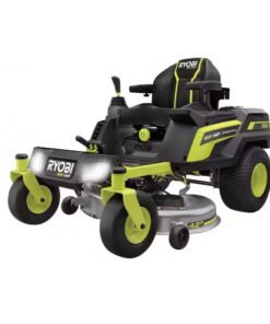 RYOBI 80V HP Brushless 42 in. Battery Electric Cordless Zero Turn Riding Mower Batteries and Charger 80V Batteries 40V