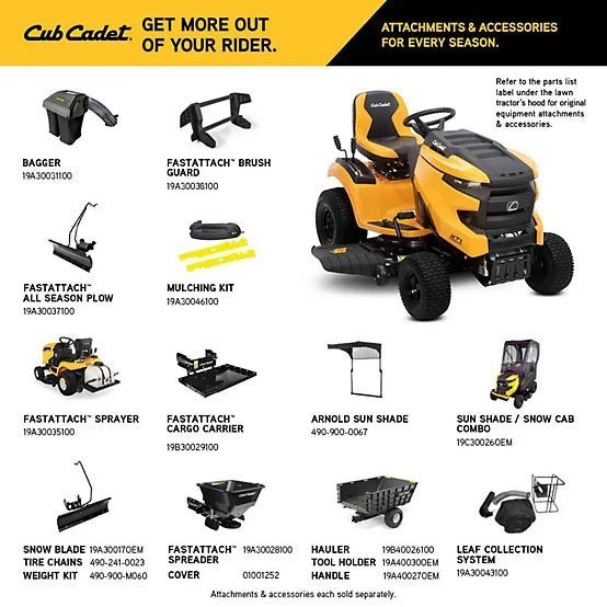 Cub Cadet 46 in. 23 HP Gas-Powered Enduro Series Riding Lawn Mower - Image 10