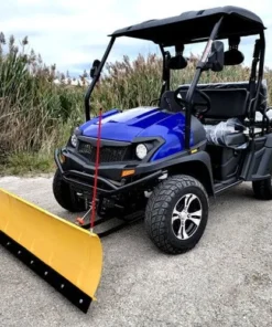 400cc GVX Gas Golf Cart UTV 4×4 With Snow Plow & Rear Flip Seat – All Wheel Drive ATV