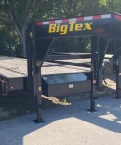 Big Tex 14GN 40′ Gooseneck Trailer – Tandem Axle, Mega Ramps, Black Steel Deck