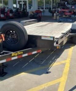 18 Foot Big Tex Black Heavy Duty Tandem Axle Equipment Trailer (14ET-18BK-MR)