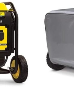 Champion 6250-Watt Open Frame Inverter Generator (100519) + Weather-Resistant Storage Cover