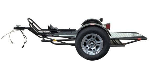Single Rail Motorcycle Trailer – Compact, Easy-to-Tow Hauler for One Bike - Image 6