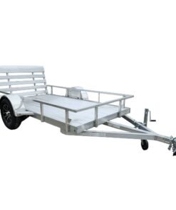 5′ x 10′ Aluminum Utility Trailer with Gate and Mag Wheels – 3500 lb Axle