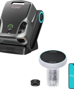 Aiper Scuba X1 Pro Max Pool Cleaner + HydroComm Pro Water Monitor Bundle – Smart Robotic Cleaning & Real-Time Water Quality Control