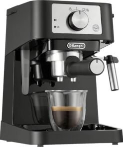 De’Longhi – Stilosa 15 Bar Pump Espresso Machine – Black and Stainless