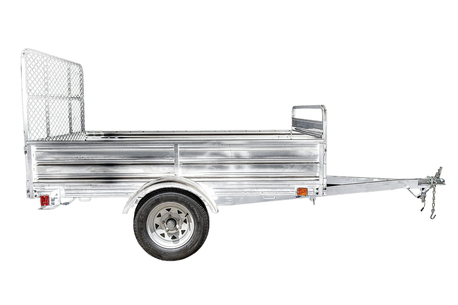 DK2 5-ft x 7-ft Steel Utility Trailer with Ramp Gate ( 1639-lb Capacity ) 2491713 - Image 2