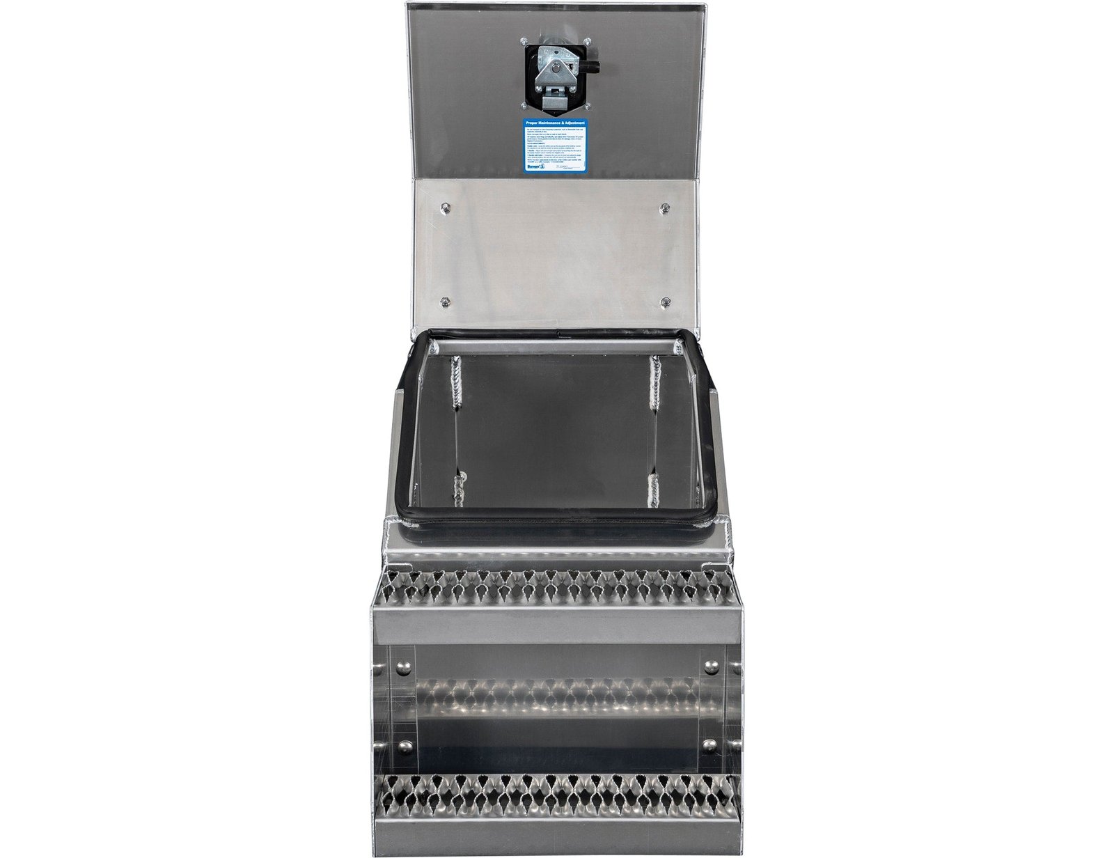 Buyers Products 28-in x 24-in x 18-in Smooth Aluminum Step Box Truck Tool Box 1705281 - Image 10