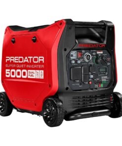 Predator 5000 Watt Dual-Fuel SUPER QUIET Inverter Generator with Remote Start and CO SECURE Technology