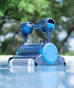 Dolphin Premier Robotic Pool Cleaner (2024 Model) with Multimedia, Oversized Leaf Bag, Standard & Ultrafine Filters, Weekly Timer, Waterline Cleaning & More — for In-ground Swimming Pools up to 50ft