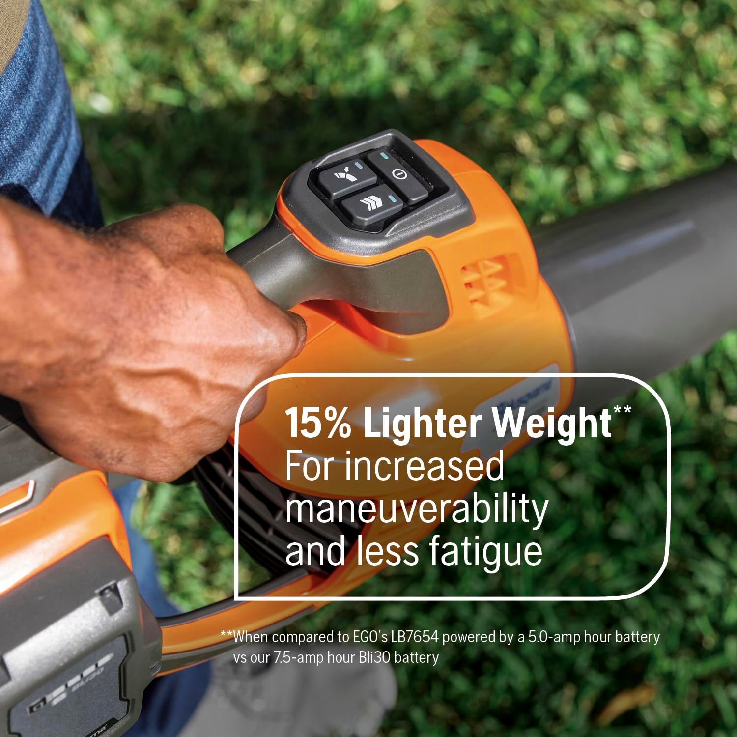 Husqvarna Leaf Blaster 350iB Cordless Leaf Blower 200 MPH, 40V Battery Included - Image 3