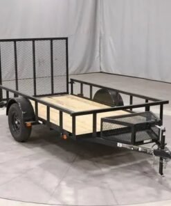 5.5 X 10 Carry-On Utility Pipe Top w/ Mesh Tongue Box Trailer