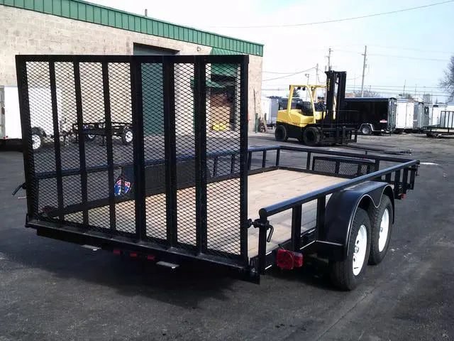 6×16 Heavy-Duty Tandem Axle Utility Trailer – 2025 Steel Frame with Wood Deck - Image 3