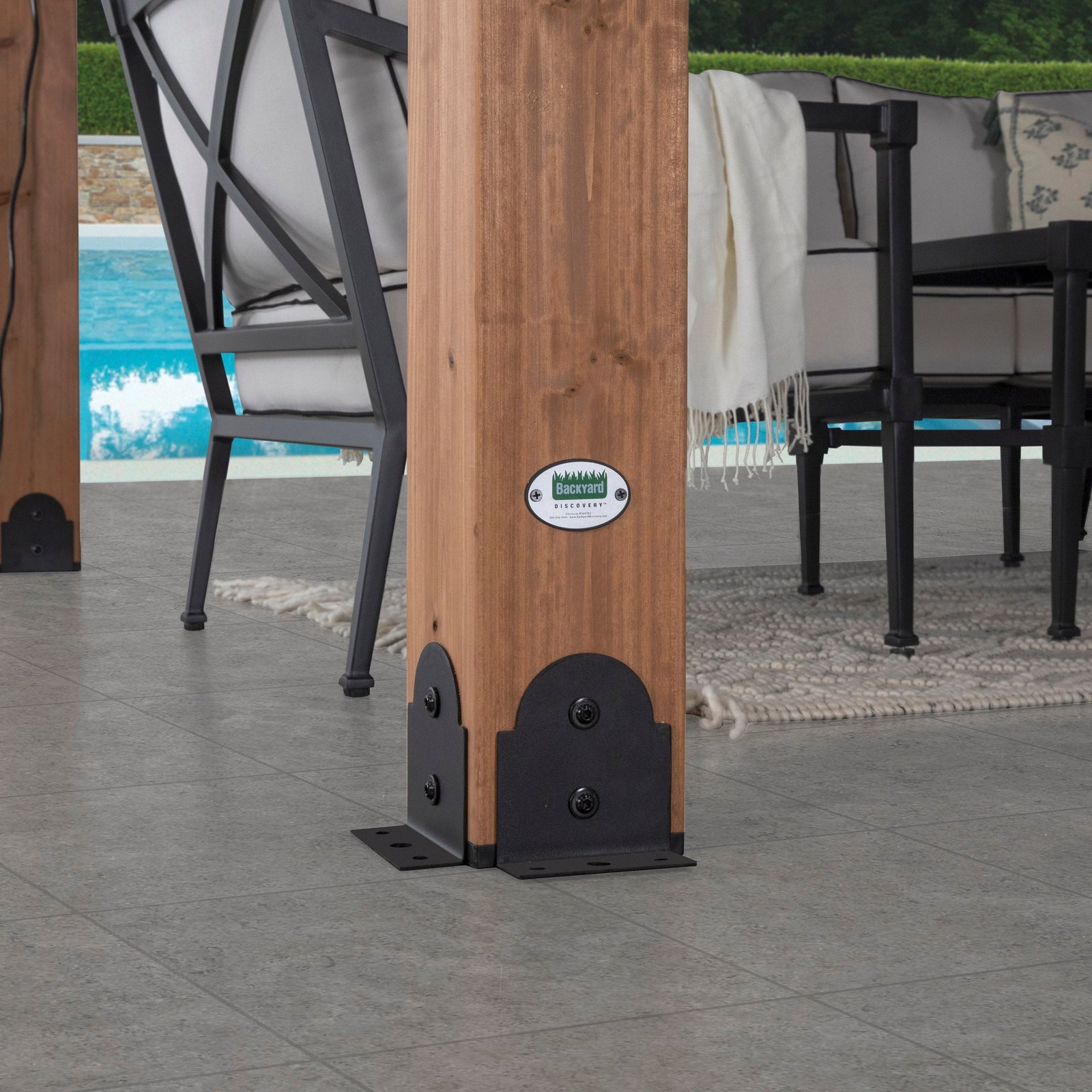 Cordova 14×10 Outdoor Gazebo with Steel Frame and Weather-Resistant Canopy - Image 9