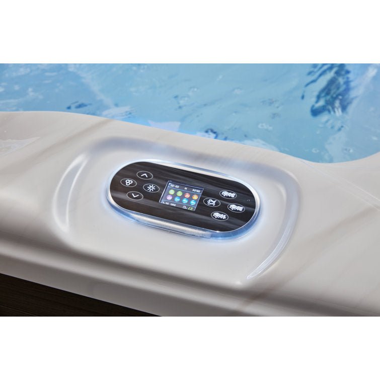 Danika 5-person 68-jet Hot Tub With Bluetooth In Gray - Image 7