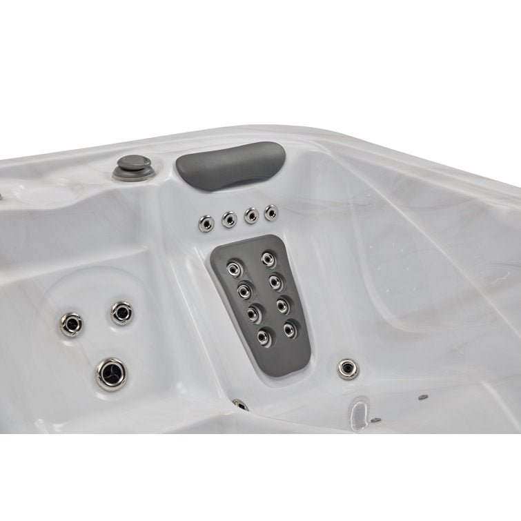 Danika 5-person 68-jet Hot Tub With Bluetooth In Gray - Image 2