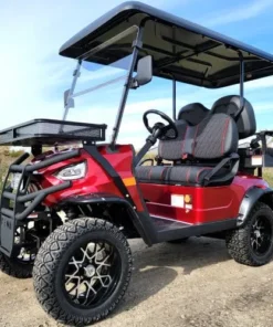 48V Electric Golf Cart 4 Seater Lifted Renegade Edition Utility Golf UTV – Red