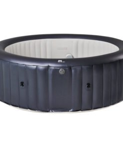 Mspa, Carlton, Muse Series, Self-Inflatable Hot Tub & Spa, Hydromessage Jets & Air Bubble System, Round – 4 Persons