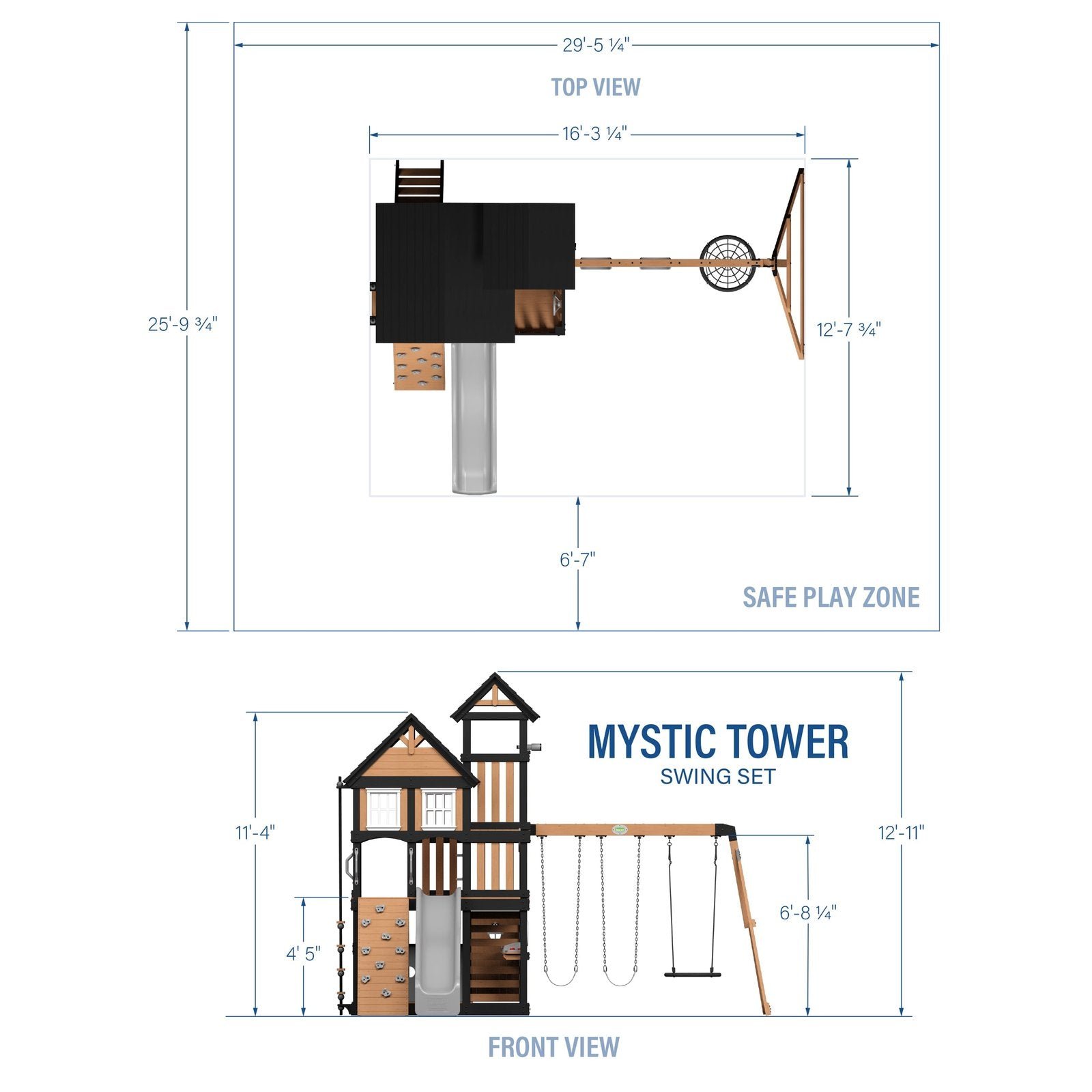 Mystic Tower Swing Set - Image 3