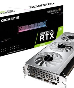 NVIDIA GIGABYTE GeForce RTX 3060 VISION (rev. 2.0) 12G OC LHR Graphics Card (GV-N3060VISION OC-12GD Rev2)