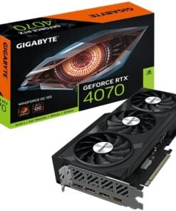 NVIDIA GIGABYTE GeForce RTX 4070 WINDFORCE OC 12G Graphics Card GV-N4070WF3OC-12GD