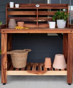 Potting Table/Bench/Serving Bar – Acacia Wood
