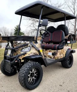 48V Electric Golf Cart 4 Seater Lifted Renegade Edition Utility Golf UTV Compare To Coleman Kandi 4p – Camo