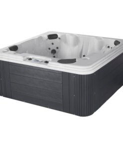 Revive LS 6 Person 86 Stainless Jet Lounger Hot Tub with Heater and Ozone