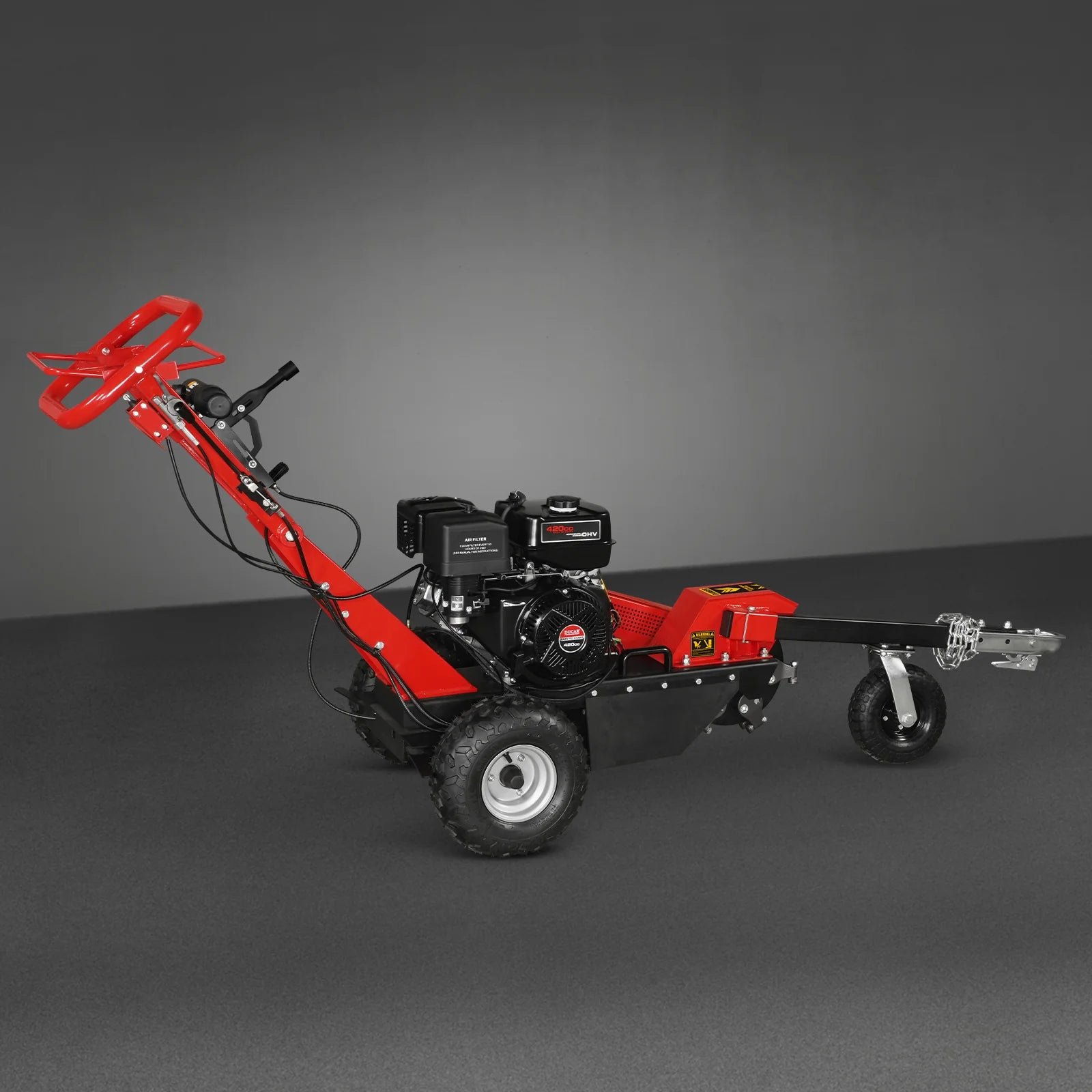 15 inch 15HP 420cc DUCAR E-Start Stump Grinder with Tow Bar, SG380 - Image 33