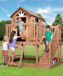 Backyard Discovery scenic Heights Cedar Playhouse