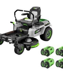 EGO Power ZT4204L 42-Inch 56-Volt Lithium-ion Cordless Z6 Zero Turn Riding Mower with (4) 10.0Ah Batteries and Charger Included