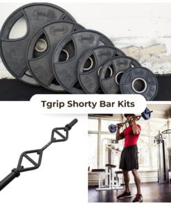 TGrip Shorty Bar Training Kits – Multi Grip – Functional Training – Football – Swiss – Neutral