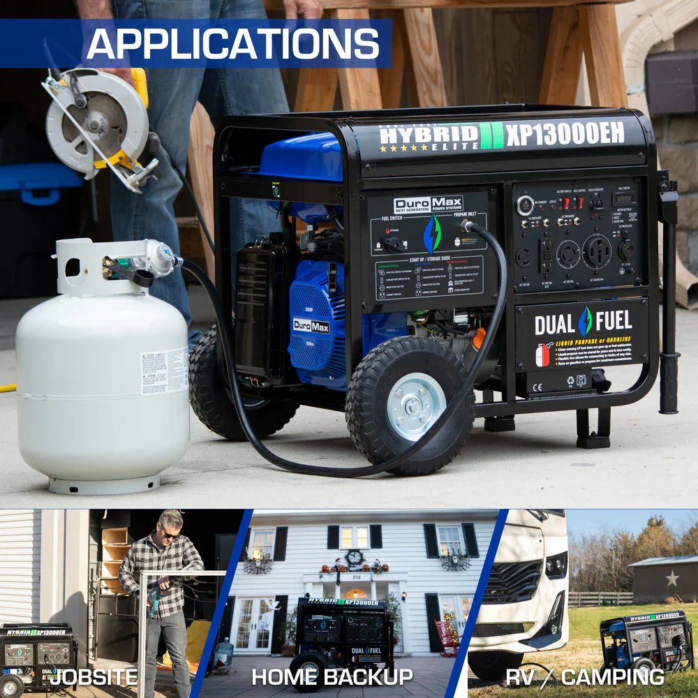 DuroMax 13,000 Watt Dual Fuel Portable Generator XP13000EH - Image 4