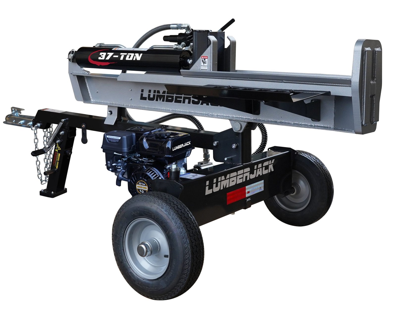 Lumber Jack 37-Ton Gas Log Splitter 208cc OHV Engine (YTL-050-494)