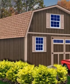 Best Barns Virginia 16×32 Wood Storage Garage
