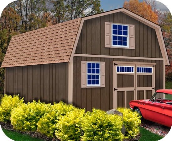 Best Barns Virginia 16×32 Wood Storage Garage