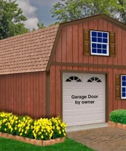 Best Barns West Virginia 16×24 Wood Shed Kit