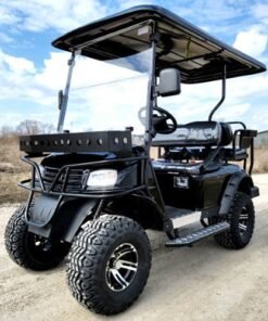 Brand New 48v Electric Golf Cart Lifted & Loaded eMACHINE – Black