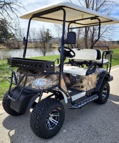 Brand New 48v Electric Golf Cart Lifted & Loaded eMACHINE – TREE CAMO