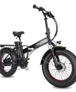 Heybike Mars Electric Bike Foldable 20 X 4.0 Fat Tire Electric Bicycle with 500W Motor 48V 12.5AH Removable Battery Shimano 7-Speed and Dual Shock