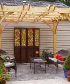Breeze 10′ x 10′ Cedar Wood Pergola – Outdoor Living Today