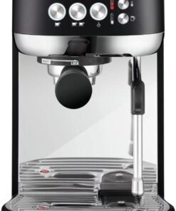 Breville The Bambino Plus Espresso Machine, Black Truffle-BES500BTR1BUS1