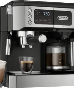 De’Longhi COM530M – Digital All-in-One Combination Coffee and Espresso Machine – Black and Stainless Steel