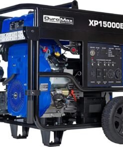 DuroMax XP15000E 15000-Watt 713cc V-Twin Gas Powered Electric Start Portable Generator