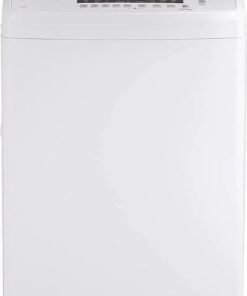 GE – 2.8 Cu. Ft. Top Load Washer – White/black