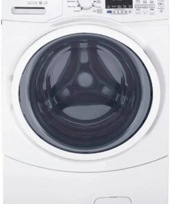 GE – 4.5 Cu. Ft. Stackable Front Load Washer – White