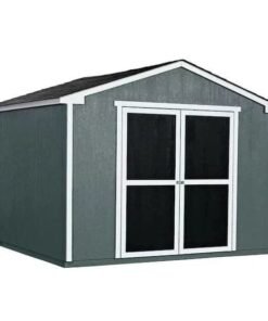 Handy Home Products Princeton 10 ft. x 10 ft. Wood Storage Shed