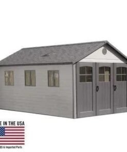 Lifetime 11 Ft. X 21 Ft. Outdoor Storage Shed With Tri-Fold Doors